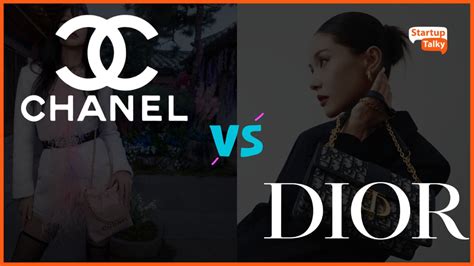 chanel competitor analysis|dior vs Chanel.